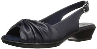 Easy Street Womens Fantasia Heeled Sandal, Navy, 6.5 2W US