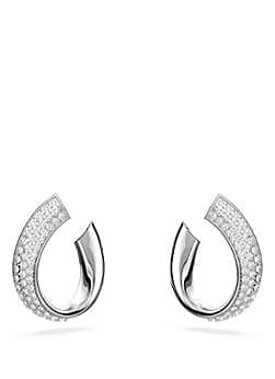 E1077 fashion gris Downy Élégant Nouveau Cercle Femmes Fille Boucles d'oreilles créoles bijoux nouveau 