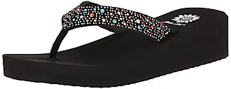 Yellow Box Women's Gateway Wedge Flip Flop, Multi, 8.5 M US