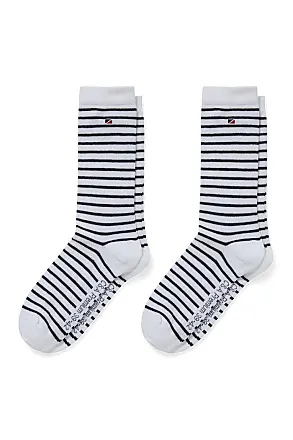 Lot de 2 paires de chaussettes blanches unies avec une coupe mi-haute PUMA  - CCV Mode