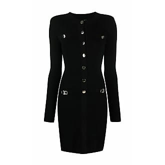 Mode Jurken Gebreide jurken Rinascimento Gebreide jurk zwart-wolwit volledige print casual uitstraling 
