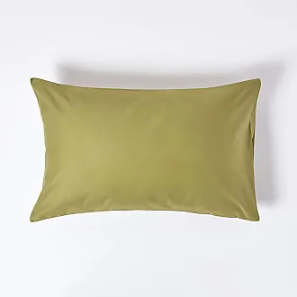 Homescapes Sessel-Rückenkissen Creme 68x58 cm, Lendenkissen Sofa, 15 cm  Dickes Rückenstützkissen Bett mit Baumwollbezug