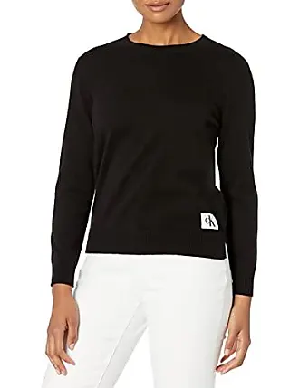 Calvin Klein Premium Monogram Sweatshirt Womens- Black