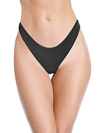 SHEKINI Damen Klassisch Niedrige Taille Tanga Badehose Bademode Thong Brasilianer Bikinihose Chic Bikini Slips Cutout Bikinihöschen 
