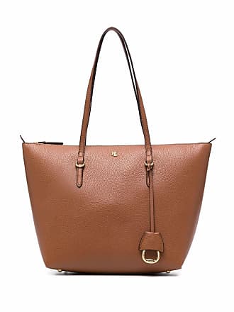 Polo Ralph Lauren Bellport XL Leather-Trim Tote Bag