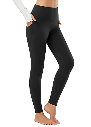 BALEAF Women's Fleece Lined Leggings Water Resistant Winter Clothes Running Tights  Cold Weather Hiking Pants Zip Pockets, A-black, X-Small : :  Clothing, Shoes & Accessories