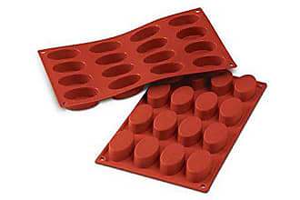 Silikomart 20.042.00.0060 SF042 Moule Forme Disque Biscuits 3 Cavités Silicone Terre Cuite 