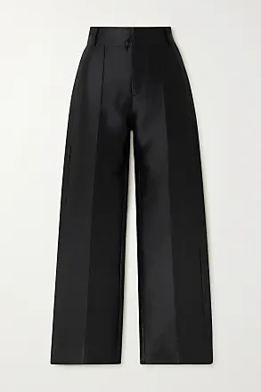 + NET SUSTAIN Ida straight-leg linen wide-leg pants