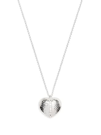 Return to Tiffany® small heart tag in sterling silver on a bead necklace.