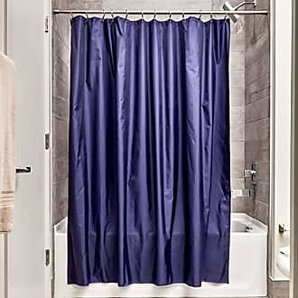 petit panier salle de bain en plastique pour accessoires de douche et soins bleu marine InterDesign Basic corbeille rangement