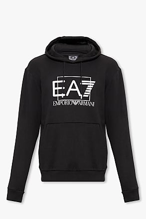 Black Emporio Armani Hoodies for Men | Stylight