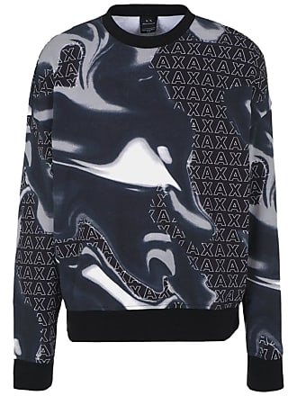 Louis Vuitton Black Abstract Print Silk & Cotton Crew Neck Half