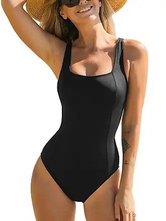 CUPSHE Women One Piece Swimsuit V Neck Tummy Control Low Back
