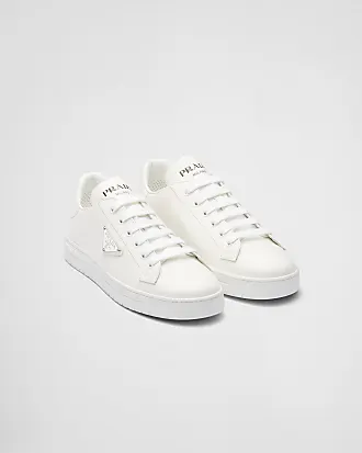 White/lacquer Red Downtown Leather Sneakers