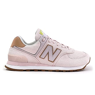 new balance 574 castanho cinza glitter