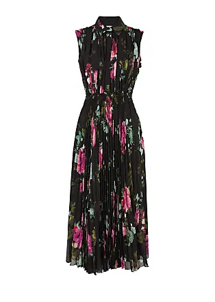 Erdem Rea floral-jacquard flared dress - Black