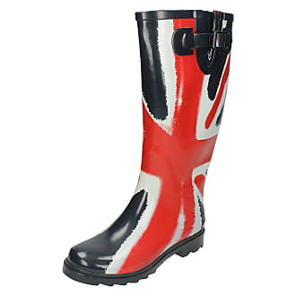 union jack wellies womens