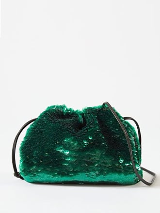 Bottega Veneta Green Intrecciato 'The Pouch' Clutch – BlackSkinny