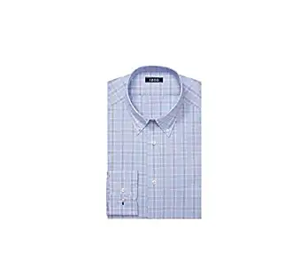  IZOD Men's FIT Dress Shirts Stretch Solid (Big and Tall),  Cornflower Blue, 18 Neck 32-33 Sleeve : Clothing, Shoes & Jewelry