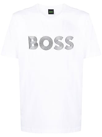 white and green hugo boss t shirt