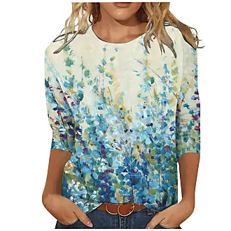  Womens Tops Womens Summer Tops 2023 Floral Print Off