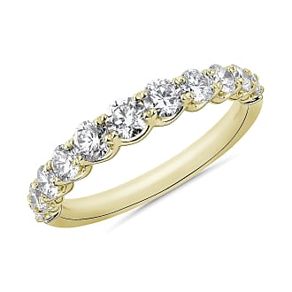 Blue Nile Selene Graduated Diamond Anniversary Ring in 14k Yellow Gold (1 ct. tw.)