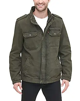 Lucky Brand Military Utility Jacket Olive Green Size Medium - $36