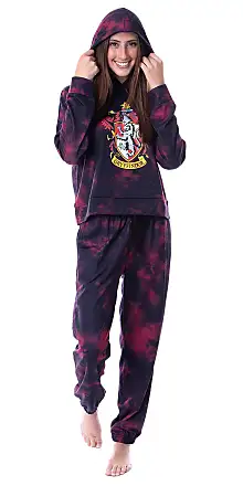 INTIMO Friends TV Show Logo Tie Dye Womens' Pajama Loungewear Hooded Jogger  Set