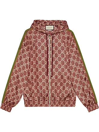 Gucci Navy Blue Monogram Pattern Cotton Contrast Trim Track Jacket M Gucci