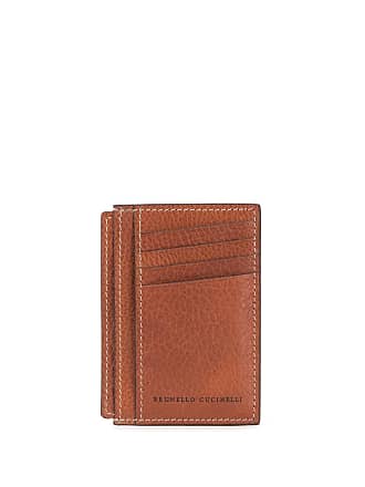 Santoni Men's Saffiano Leather Bifold Wallet