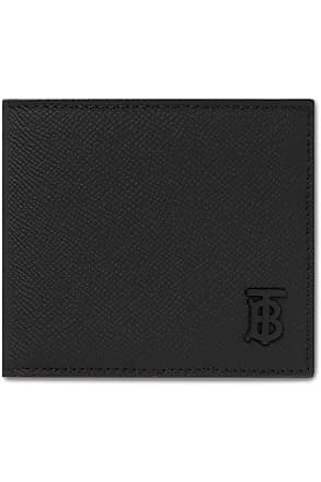 Burberry Grey Grained Leather Card Case
