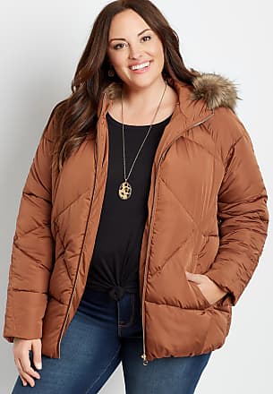 maurices plus size winter coats