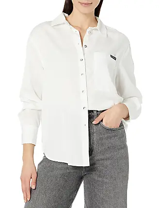 Women's Calvin Klein Button Up Blouses - up to −35%