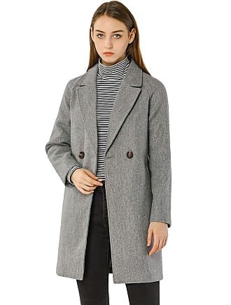 discount 93% WOMEN FASHION Coats Combined Brown/Gray S Papillonne Long coat 