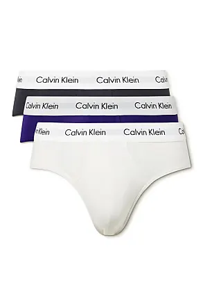 CALVIN KLEIN UNDERWEAR Three-Pack Low-Rise Stretch-Cotton Boxer