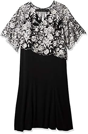 Le Bos Womens Plus Size Dress, Stoneblk, 24 Plus