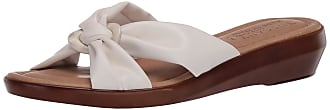 Easy Street womens Sandal,White,6.5 X-Wide