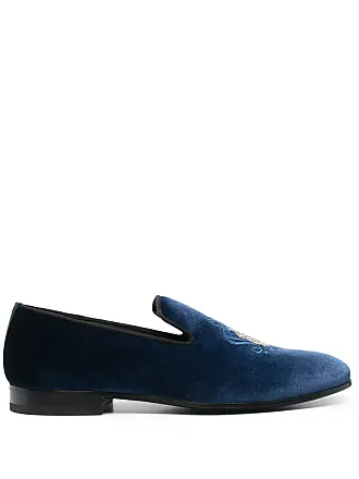 2 paires de Sur-chaussures en Velours, Pantoufles, Bleu