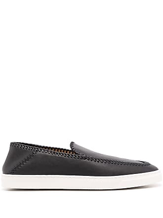 Mens Shoes Slip-on shoes Espadrille shoes and sandals Emporio Armani Leather E.armani Exclusive Pre Flat Shoes Black for Men 