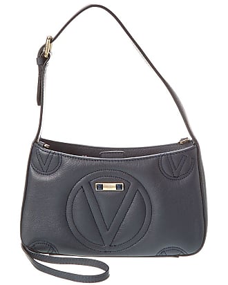 Valentino By Mario Valentino Kai Super V Leather Crossbody In Black