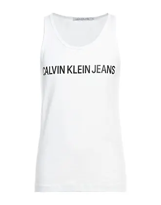 Calvin Klein Men's 2 Pack Lounge Tank Tops - Modern Cotton, White, Size S :  : Fashion