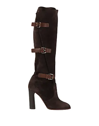Casadei thigh-high fitted boots - Black