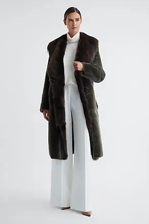 Reversible Faux Shearling Coat - Hazel