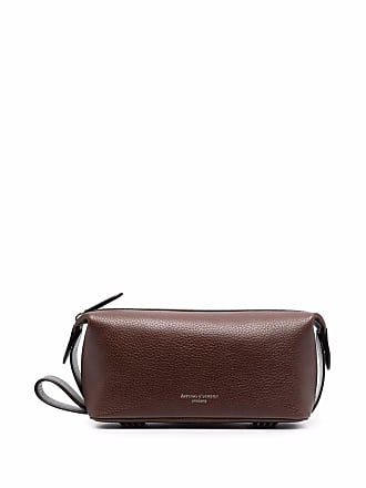 Aspinal of London Large Leather Make-Up Bag - Neutrals