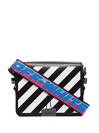 off white diagonal baby flap bolsa