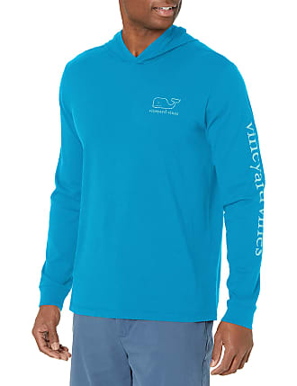 Vineyard Vines Long Sleeve Vintage Whale Pocket Tee (lobster Reef) Men's T  Shirt in Black for Men