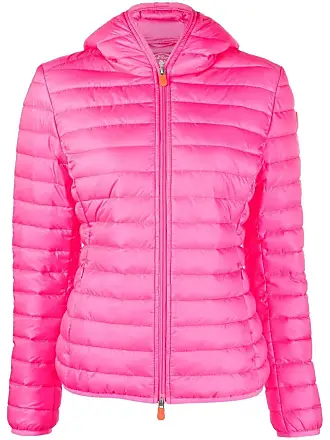 Save The Duck logo-patch Padded Puffer Jacket - Pink