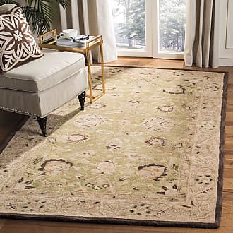 SAFAVIEH Heritage Collection HG825A Handmade Traditional Oriental Premium Wool Living Room Bedroom Entryway Accent Area Rug 3' x 5' Brown/Beige 