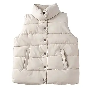 Gilet invernale da donna Coprispalla leggero senza maniche caldo Gilet  imbottito Gilet