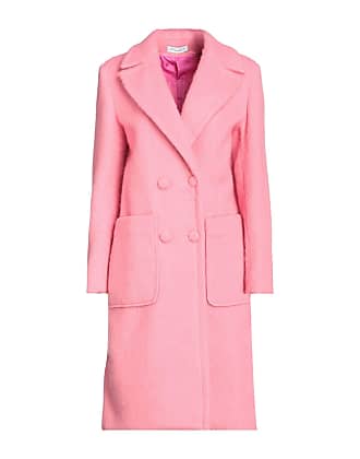 Dondup Flanell Mantel in Pink Damen Bekleidung Mäntel Kurzmäntel 